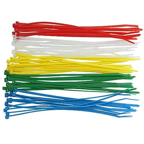 UYWGF-SYD 4 Inch length, 18lb Small size Self Locking Nylon Cable Zip Ties -1000 Piece (Brown)