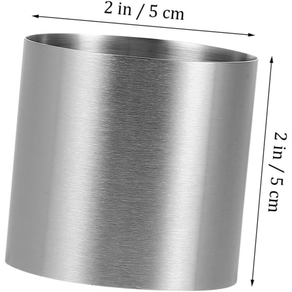 UYWGF-Stainless Steel Cake Rings 5cm x 5cm x 5cm  Easy-Release for Mini Cheesecakes & Mousses  for Parties, Dessert Bars, Home Bakers