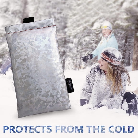 UYWGF-Thermal Phone Case,Prevent OVERHEATING in The Sun,Prevent Lower Temperatures to Extend Battery Life,for iPhone 15Pro Max/15 Plus/14Pro Max/GalaxyA54 and Similar Sized Phones-GlitterMedium