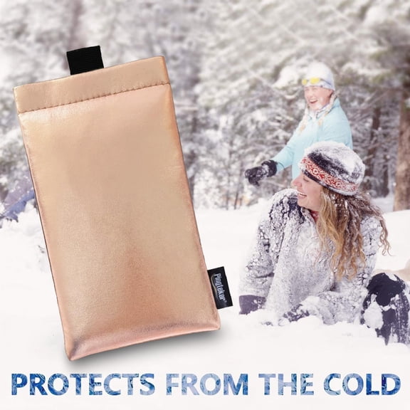 UYWGF-Thermal Phone Case,Prevent OVERHEATING in The Sun, Prevent Lower Temperatures to Extend Battery Life, for iPhone 14Pro/15/15Pro/16/16Pro/Samsung Galaxy and Similar Sized Phones (Rose Gold)