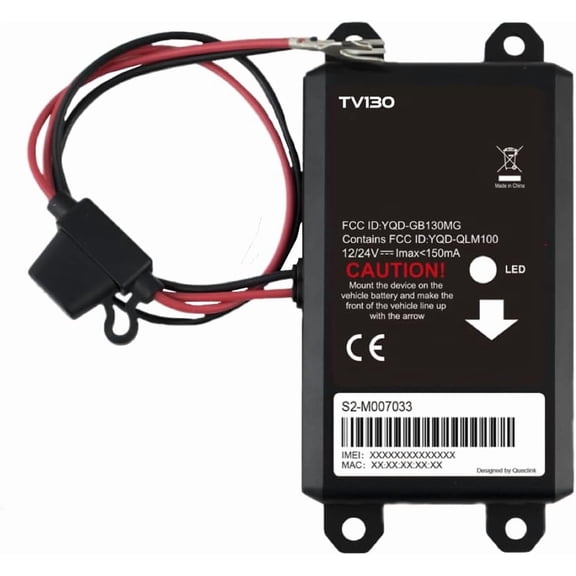 UYWGF-Truview TV130 4G GPS Tracker with - Live Updates-Vehicle Tracking Device for Cars, Vans, Trucks & More - Easy 2-Wire Installation, Mobile App, 24/7 Support -Low Cost Subscription Required.