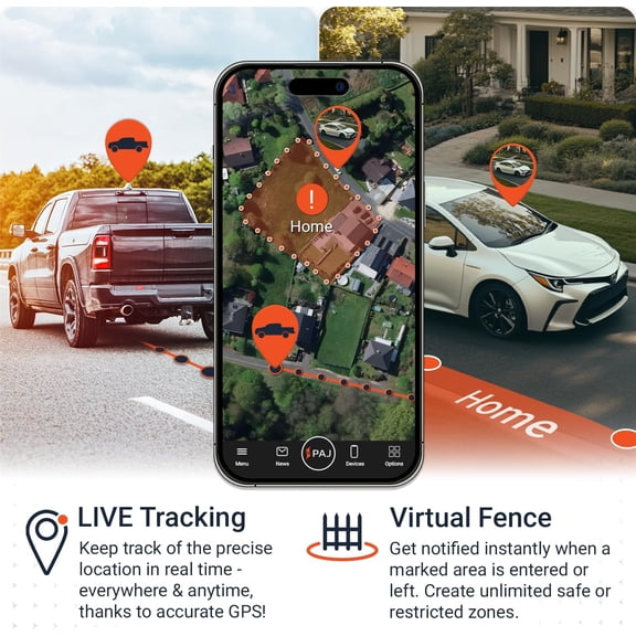 UYWGF-USB GPS Tracker 4G  Mini Vehicle Tracker for Cars & Trucks  Direct 12V Connection via Cigarette Lighter Port, Built-in SOS Button  Worldwide Real-Time Tracking via App
