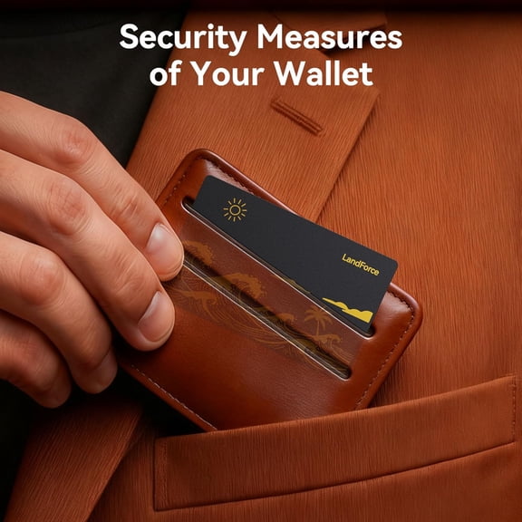 UYWGF-Ultra-Thin Wallet Tracker Card 0.07in IP68 Waterproof Bluetooth Tracker Smart Finder for Passport, Wireless Charging, Card Locator, iOS Only, Compatible with iPhone/iPad/Mac