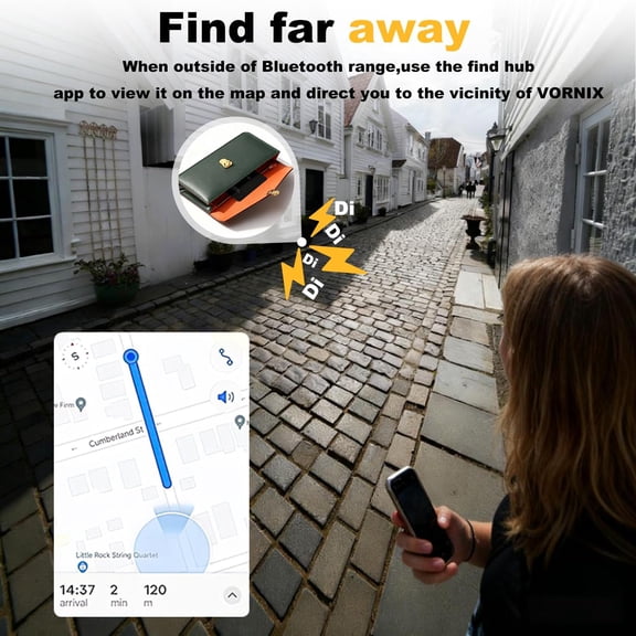 UYWGF-Wallet Tracker Card for Android Wallet Finder Work with Google Find Hub GPS Smart Tracking Card Tracker 1.8mm Thickness, IP68 Waterproof, 1-Year Battery Life for Wallet,Bag,Purse, Passport,etc