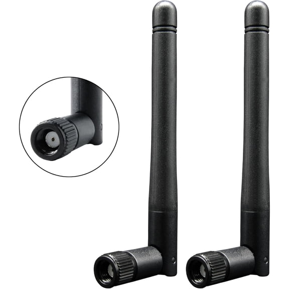 UYWGF-WiFi Bluetooth Antenna 2 Pack & Pigtail 2 Pack, 5Ghz 2.4Ghz 3dBi WiFi Card Antenna, 8-Inch RP SMA-Female to IPEX4/MHF4 Cable for M.2 NGFF Network Card and Routers