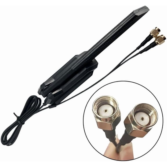 UYWGF-ZAHARA 2.4/5.8/6GHz RP-SMA Tri Band WiFi 6E Antenna for ASUS ROG Strix B550-F Gaming WiFi II/B550-PLUS/Prime B450M-A II/ROG Strix B650-A B650-PLUS B650E-F B550-A B760-I Z690-I Z790-Plus Z790-A
