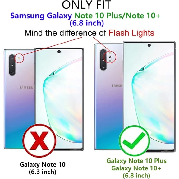 UYWGF-for Galaxy Note 10 Plus Case: Liquid Silicone Ultra Slim Shockproof Protective with Anti-Scratch Microfiber Lining, Soft Gel Rubber Case for Samsung Galaxy Note 10 Plus, Green
