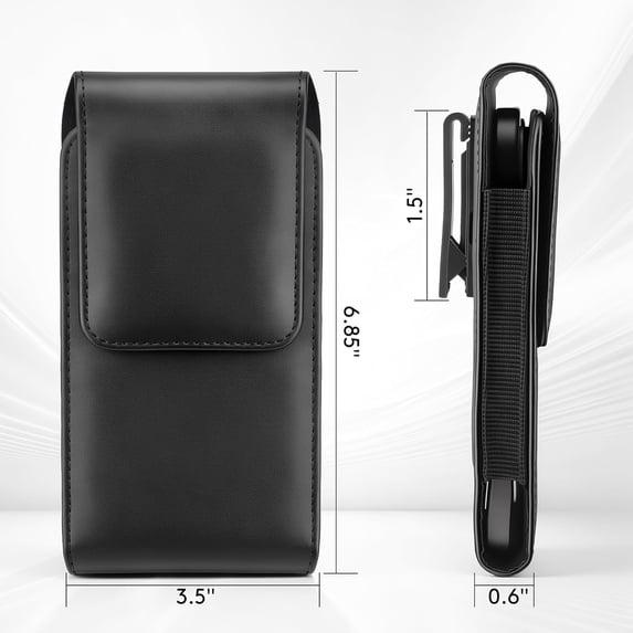 UYWGF-for Samsung Galaxy A17 A16 A15 A14 A13 A56 5G A54 A36 5G A35 A32 Phone Belt Case Holster for Galaxy S25 S24 S23 S22 Ultra A42 5G A26 A25 A23 Belt Clip Phone Holder Pouch (Black1, XL)