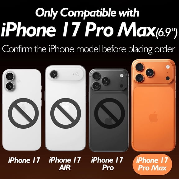 UYWGF-for iPhone 17 Pro Max Front and Back Screen Protector, iPhone 17 Pro Max Glass Protector Front & Back Tempered Glass HD Clarity (6.9 inch)