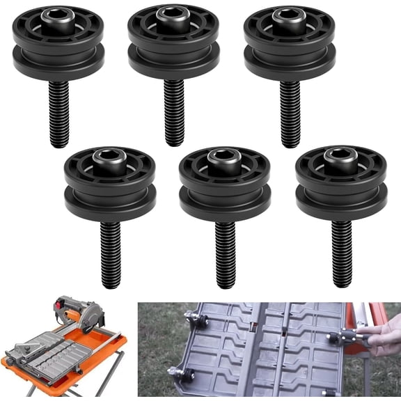 UYWZQ-305784005 089041054704 Table Roller for Ridgid 306784001,305784001 524820001 Table Roller - Fits 7" Tile Saw model R4030, R4031, R4030S, R4031S, R40311 (6)