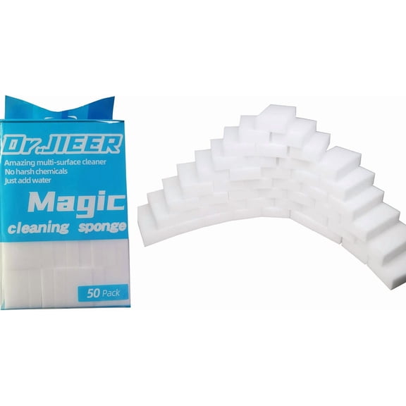 UYWZQ-50 Pcs/lot Magic Sponge Eraser Multi-Functional Melamine Foam Cleaner 100x60x20mm