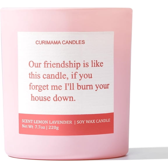 UYWZQ-Birthday Gifts for Women Best Friends, Funny Birthday Gift for Sister Friendship, Cool Bestie Gift Ideas for Women Females Bestie, Lavender Scented Candles 7.7oz