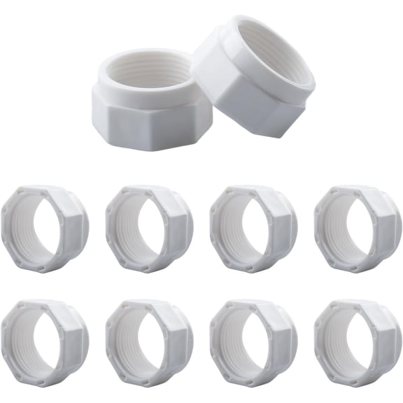 UYWZQ-Pool Cleaner Feed Hose Nut D15 for Zodiac Polaris 280, 380, 480, 180 Pool Cleaners 10-Pcs