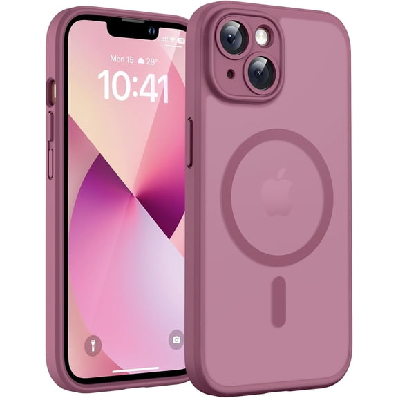 UYWZQ-TOCOL for iPhone 17 Pro Case with Camera Control Capture Button, Compatible with Magsafe Charger, Built-in Magnetic Ring, Translucent Matte Phone Case for iPhone 17 Pro 6.3 inch (Key Black)