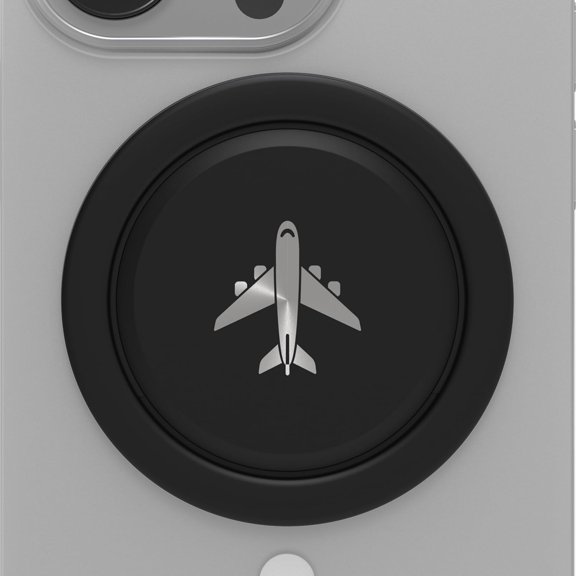 UYWZQ-Tango Ultra Thin Grip for MagSafe: One Hand Open, Stand, 10x Expandable, Space Grade Steel, Removable for Wireless Charging. Half The Thickness, Twice The Fidget - All Steel (no Logo)
