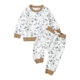 thumbnail image 1 of UYYX 18 Months Boy Clothes Boy Clothes Toddler Boy Sweatshirt Outfit Long Sleeve Shirt Jogger Pants Fall Outfits Winter Clothes Set 2-3 Years, 1 of 3