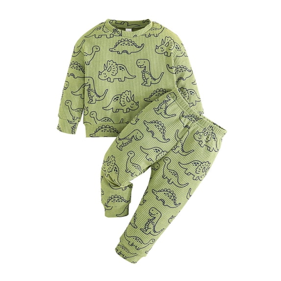 UYYX 4T Boys Clothes Boy Outfits Toddler Boy Sweatshirt Outfit Long Sleeve Shirt Jogger Pants Fall Outfits Winter Clothes Set 3-4 Years