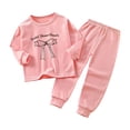 thumbnail image 1 of UYYX Baby Boy Color Block Raglan Slogan Sweatshirt Solid Elastic Jogger Pants 2Pcs Spring Daily Outfit (1-2 Years), 1 of 5