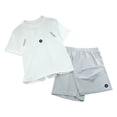 thumbnail image 1 of UYYX Boys Clothes Size 8 Boys 2 Piece Summer Outfits Short Sleeve Tshirts And Elastic Waist Shorts（13-14 Years,White), 1 of 4