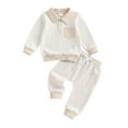 thumbnail image 1 of UYYX Boys Summer Clothes Toddler Boy Sweatpants Toddler Boy Sweatshirt Outfit Long Sleeve Shirt Jogger Pants Fall Outfits Winter Clothes Set 2-3 Years, 1 of 5
