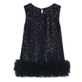 thumbnail image 1 of UYYX Christmas Dresses For Girls Girls Dresses Toddler Girls Sequin Dress A-Line Sparkly Sleeveless Wedding Gown Party Dresses For Girls 2-3 Years, 1 of 8