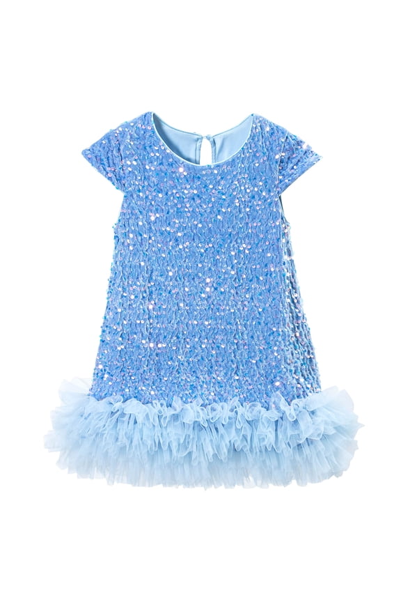 Christmas Dresses For Girls Red Dress For Girls Girls Sequin Dress Sleeveless Party Formal Graduations Fancy Tween Girls Dresses 2-3 Years