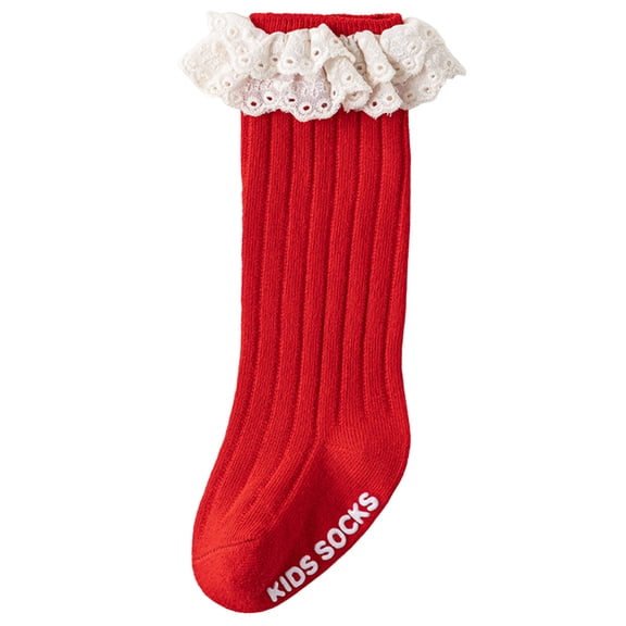 UYYX Christmas Family Socks Matching Set Red Green Holiday Patterns Family Photo Props Christmas Gathering Wear