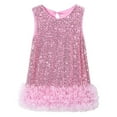 thumbnail image 1 of UYYX Christmas Toddler Dress Girls Green Dress Toddler Girls Sequin Dress A-Line Sparkly Sleeveless Wedding Gown Party Dresses For Girls 2-3 Years, 1 of 9