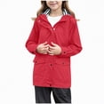 thumbnail image 1 of UYYX Girls Fall Jacket Boys Jacket Girl Winter Coats Heavyweight Hooded Jacket Kid Snow Outwear 7-8 Years, 1 of 6