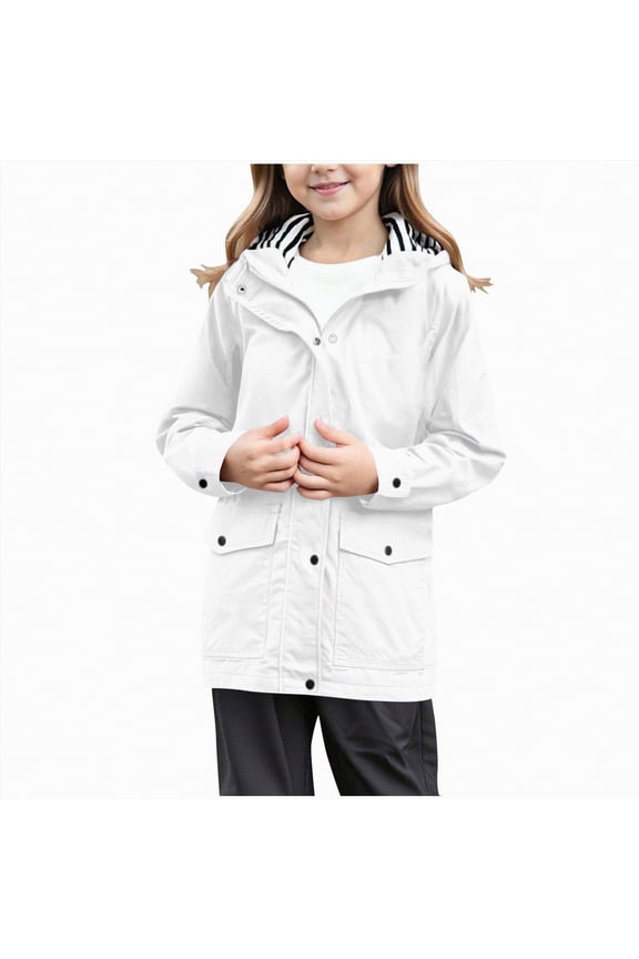 Girls Hooded Winter Coats Girl Winter Coat Girl Winter Coats Heavyweight Hooded Jacket Kid Snow Outwear 11-12 Years