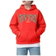 thumbnail image 1 of UYYX Girls Hoodie Girls Clothes Size 12 Girls Casual Long Sleeve Hoodies Cute Oversized Pocket Sweatshirt Tops 12-13 Years, 1 of 4