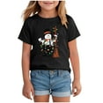 thumbnail image 1 of UYYX Girls Shirt Christmas Shirts Kids Girl T-Shirt - Kids Graphic Christmas Shirts Gifts Top 7-8 Years, 1 of 3