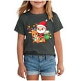 thumbnail image 1 of UYYX Girls Tops Size 10-12 Cute Tops For Girls Girl T-Shirt - Kids Graphic Christmas Shirts Gifts Top 9-10 Years, 1 of 3