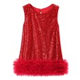thumbnail image 1 of UYYX Party Dress For Girls Girls Green Dress Girls Sequin Dress Sleeveless Party Formal Graduations Fancy Tween Girls Dresses 2-3 Years, 1 of 9