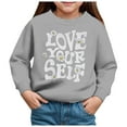 thumbnail image 1 of UYYX Sweatshirts For Girls Teen Girl Sweatshirt Sweatshirts For Girls Toddler & Kids Little Girl'S Pullover Tops Sweaters & Hoodies 6-7 Years, 1 of 4