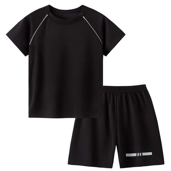 UYYX Toddler Boy Outfits 2T Boy Clothes Baby Boy Clothes Toddler Boy Summer Outfits Short Sleeve Top T-Shirt & Pocket Pant Set 2 Piece