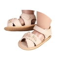 thumbnail image 1 of UYYX Toddler Girls Dress Shoes Baby Girl Sandals 0-3 Months Infant Baby Girl Boy Sandals Comfort Summer Outdoor Casual Beach Shoes, 1 of 9