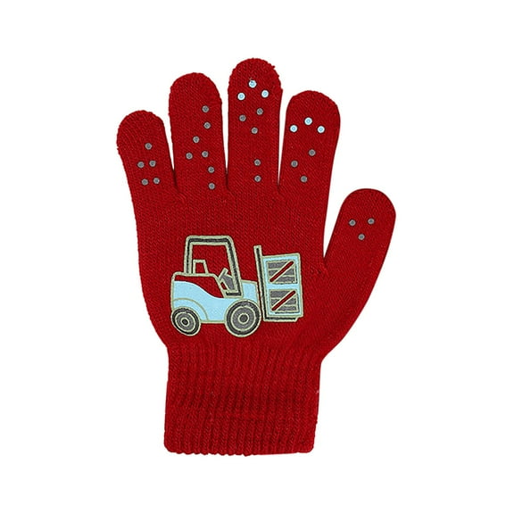 UYYX Toddler Gloves Ages 2-4 Kids Waterproof Gloves Toddler Mittens Kids 1 Pairs Fleece Gloves Winter Warm 5-12 years