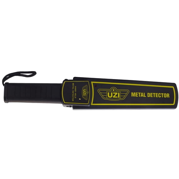 UZI Handheld Paddle Style Metal Detector, 9v Battery