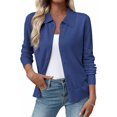 thumbnail image 1 of UZMOG Cardigan Sweaters for Women, Lightweight Trendy Long Sleeve Lapel Collar Button Down Sweater Cardigans, 1 of 7