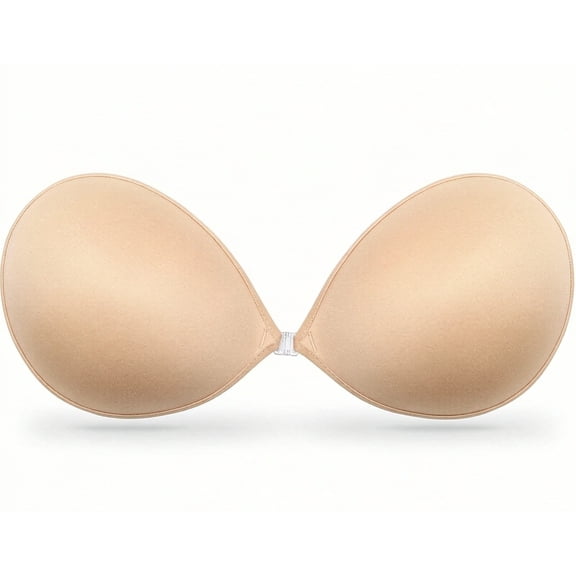 UZMOG Sticky Bra Push Up Strapless Bra for Women Nipple Covers Backless Bra Reusable Silicone Adhesive Bra