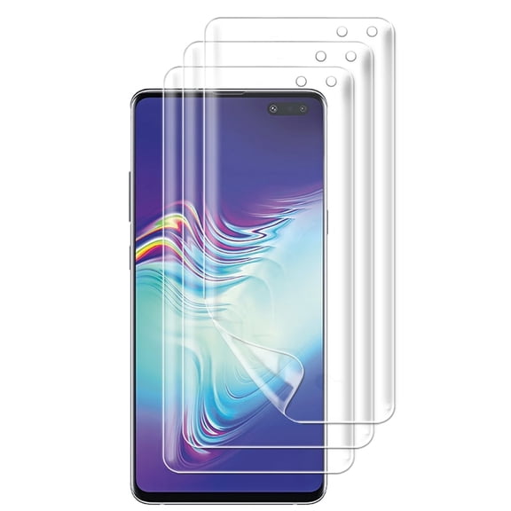 UZWZW 3 Pack Screen Protector for Samsung Galaxy S10 Plus (6.4 inches), Flexible Soft TPU Film