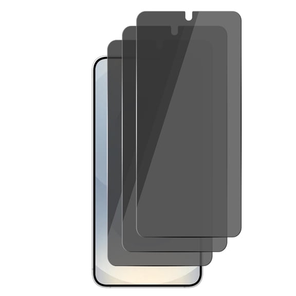 UZWZW 3 Pack Tempered Glass Privacy Screen Protector for Samsung Galaxy S25 5G (Not Support Fingerprint Unlock)