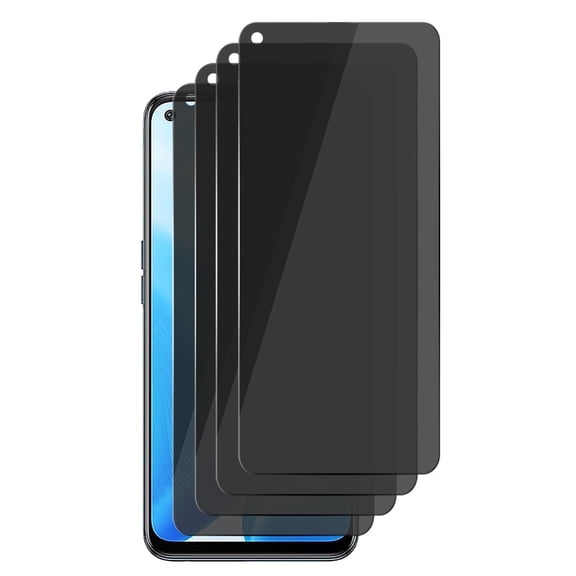 UZWZW 4 Pack Privacy Screen Protector Tempered Glass for OnePlus Nord N10 5G / N200 5G