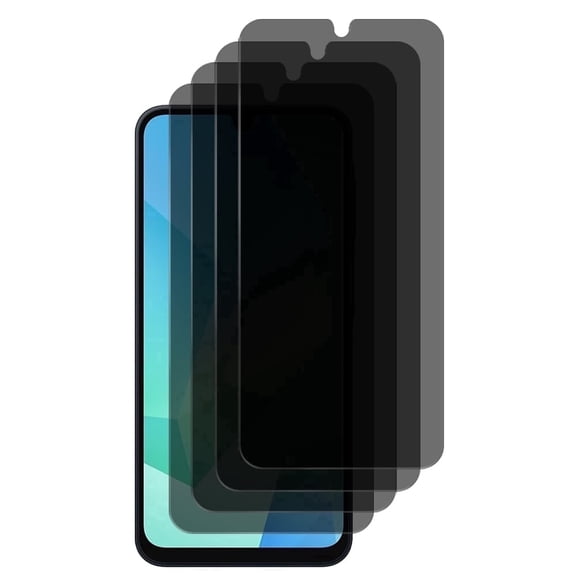 UZWZW 4 Pack Privacy Screen Protector Tempered Glass for Samsung Galaxy A16 / A17 / A26 5G / 4G