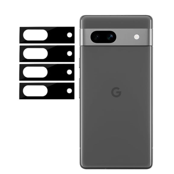 UZWZW (4 Pack) Tempered Glass Camera Lens Protector for Google Pixel 7a (5G) (6.1 inch)