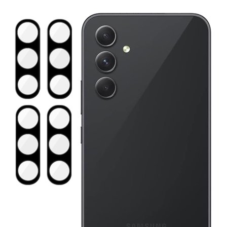 UZWZW (4 Pack) Tempered Glass Camera Lens Protector for Samsung Galaxy S24 / S23 / S23 Plus 5G