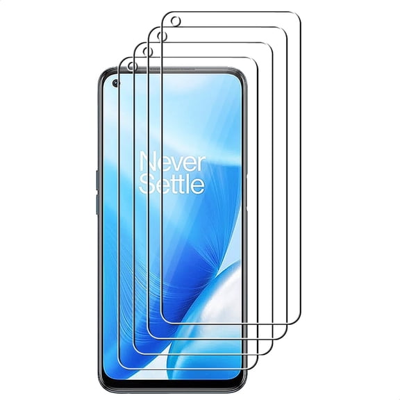 UZWZW (4 Pack) Tempered Glass HD Clear Screen Protector for OnePlus Nord N200 / N10 5G