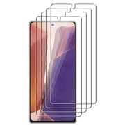 UZWZW (4 Pack) Tempered Glass HD Clear Screen Protector for Samsung Galaxy Note 20 (5G / 4G)