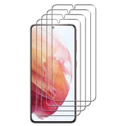 UZWZW (4 Pack) Tempered Glass HD Clear Screen Protector for Samsung Galaxy S21 5G